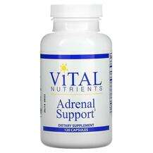 Vital Nutrients, Adrenal Support, Підтримка наднирників, 120 к...