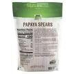 Фото состава NOW Foods, Ферменты Папайи, Real Food Papaya Spears, 340 г