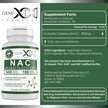 Фото состава Genex Formulas, N-ацетилцистеин, NAC, 100 капсул