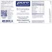 Фото складу Pure Encapsulations, B-Complex Liquid, B-комплекс, 140 мл