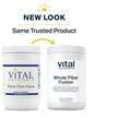 Фото складу Vital Nutrients, Whole Fiber Fusion Powder, Клітковина, 261 г