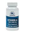 Фото состава Витамин А Ретинол, Vitamin A Fish Liver Oil, 90 капсул