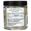 Фото складу Simply Organic, Finishing Salt Citrus Rosemary, Спеції, 73 г