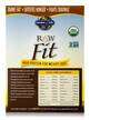 Photo Suggested Use Garden of Life, Raw Organic Fit High Protein Powder Chocolate ...