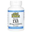 Фото використання Vitamin D3 250 mcg 10000 IU, Вітамін D3 Холекальциферол, 120 капс