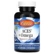 Фото використання Carlson, ACES + Omega, Омега 3, 60 капсул