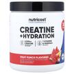 Фото використання Performance Creatine + Hydration Fruit Punch, Електроліти, 282 г