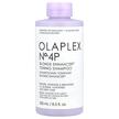 Фото використання Olaplex, No. 4P Blonde Enhancer Toning Shampoo, Шампунь, 250 мл