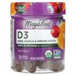 Фото використання MegaFood, D3 1000 IU Gummies, Вітамін D3, 70 цукерок