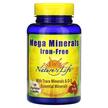 Фото використання Natures Life, Mega Minerals Iron Free, Залізо, 100 капсул