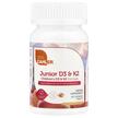 Фото применение Витамины D3 и K2, Junior D3 & K2 Peach Apricot, 90 таблеток