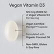 Фото використання Vegan D3 125 mcg 60 Veggie, Вітамін D3 Холекальциферол, 60 капсул