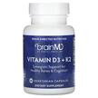 Фото використання BrainMD, Vitamin D3 + K2, Вітамін D3 Холекальциферол, 60 капсул