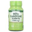 Фото використання Beta Carotene 25000 IU 7500 mcg, Вітамін А Ретінол, 100 капсул