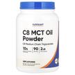 Фото применение Nutricost, МСТ Триглицериды, C8 MCT Oil Powder Unflavored, 907 г