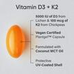 Фото використання Sports Research, Plant Based D3 + K2, Вітаміни D3 K2, 30 капсул