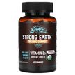 Фото применение Strong Earth Organic Gummies, Витамин D3 Холекальциферол, 60 табл
