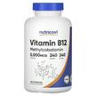 Фото применение Nutricost, Витамин B1 Тиамин, Vitamin B12 5000 mcg, 240 капсул