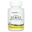Фото використання Vitamin D3 K2 1000 IU 100 mcg, Вітаміни D3 K2, 90 капсул