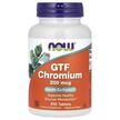 Фото применение Now, Хром, GTF Chromium 200 mcg, 250 таблеток