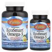 Фото применение Рыбий жир Омега-3 1000 мг 90 +, EcoSmart Omega-3, 30 капсул