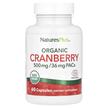 Фото применение Natures Plus, Клюква, Organic Cranberry 500 mg, 60 капсул