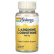 Фото применение Solaray, L-Аргинин, L-Arginine L-Ornithine 750 mg, 50 капсул