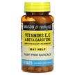 Фото применение Витамин А Ретинол, Vitamins E C & Beta Carotene, 60 таблеток