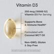 Фото використання Vitamin D3 with Coconut Oil, Вітамін D3 Холекальциферол, 120 капс