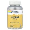 Фото використання Solaray, L-Lysine 500 mg, L-Лізин 500 мг, 120 капсул