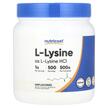 Фото використання Nutricost, L-Lysine Unflavored, L-Лізин, 500 г