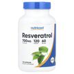 Фото применение Nutricost, Ресвератрол, Resveratrol, 120 капсул