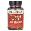 Фото використання Dr. Mercola, Vitamins A-D-K, Вітаміни, 30 капсул