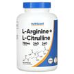 Фото применение Nutricost, L-Аргинин, L-Arginine + L-Citrulline, 240 капсул