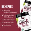 Фото применение Красная свекла, Total Beets Organic Beetroot Powder, 450 г