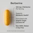 Фото використання Berberine With Coconut Oil 500 mg, Берберин, 90 капсул