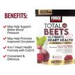 Фото применение Total Beets With CoQ10 Pomegranate, Красная свекла, 60 Superfood 