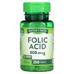 Фото використання Folic Acid 800 mcg, Вітамін B9 Фолієва кислота, 250 таблеток