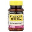 Фото применение Гиалуроновая кислота 100 мг, Hyaluronic Acid 100 mg 30, 30 капсул