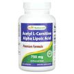 Фото використання Acetyl L-Carnitine Alpha Lipoic Acid 750, Альфа-ліпоєва, 120 капс