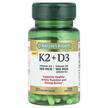 Фото применение Nature's Bounty, Витамин K2, Vitamin K2 + D3, 30 капсул