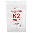 Фото применение Витамин K2, Vitamin K2 MK-7 200 mcg, 300 капсул