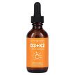 Фото применение Витамины D3 + K2, D3 + K2 Liquid Drops Unflavored, 60 мл