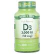 Фото применение Nature's Truth, Витамин D3, Vitamin D3 50 mcg, 300 капсул