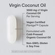 Фото применение Virgin Coconut Oil Cold Pressed 3000 mg, Кокосовое масло, 120 кап