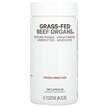 Фото применение CodeAge, Говяжий Желатин, Grass-Fed Beef Organs, 180 капсул