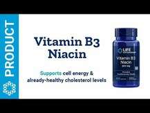 Life Extension, Витамин B3 Ниацин 500 мг, Vitamin B3 Niacin 50...