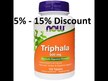 Видео обзор на NOW, Трифала 500 мг, Triphala 500 mg 120, 120 таблеток