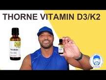 Thorne, Vitamin D, Вітамін D3, 30 мл