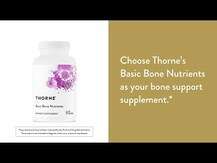 Thorne, Basic Bone Nutrients, Зміцнення кісток, 120 капсул